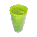 16oz Reusable large capacity  Plastic Water Cup with lid